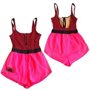 Vintage Sporting Life Womens Sleeveless One Piece Romper Size M